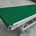 Băng tải PVC nhám màu xanh khung sát sơn - Huynhphuong